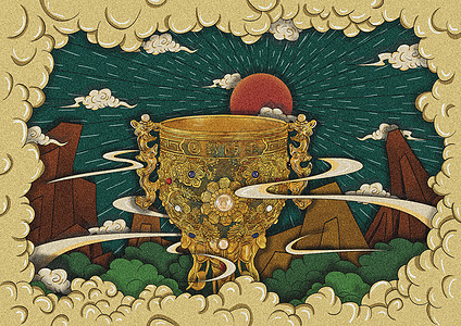 农场博物馆插画