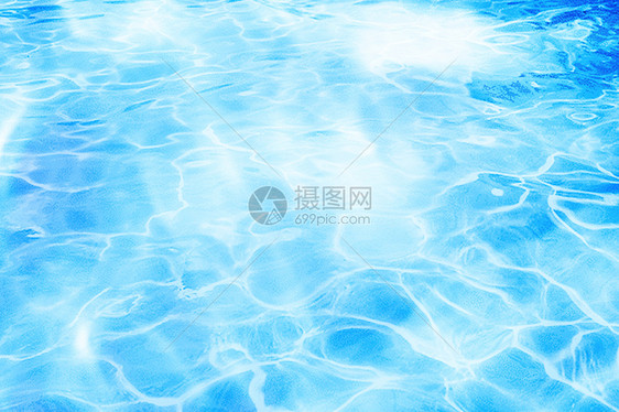 夏季蓝色水波纹背景图片