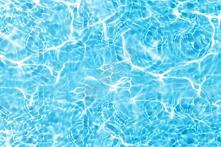 蓝色水面清凉水纹背景背景图片