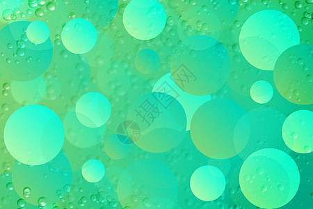 大气绿色抽象水泡背景图片