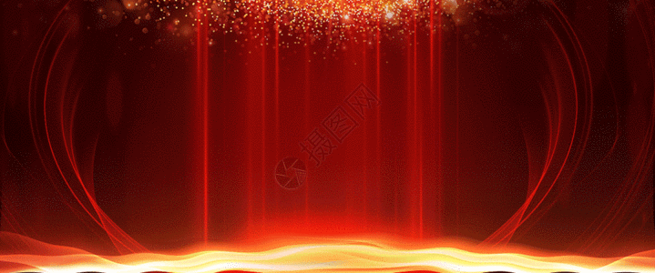 大气红色背景GIF图片