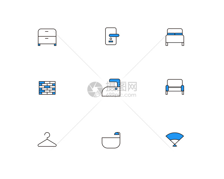 生活简洁小图标图片