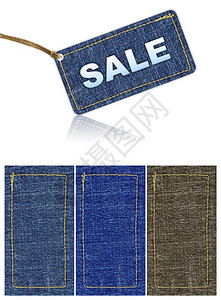 Jeans销售标签贴图片