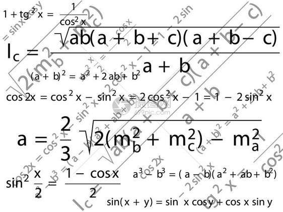 数学公式图片