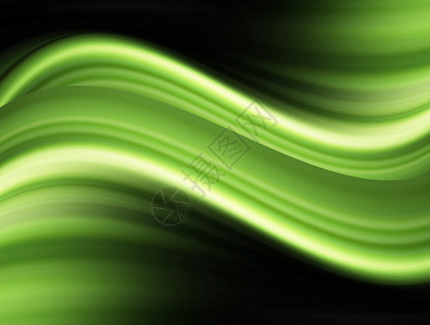绿色波抽象背景动态插背景图片