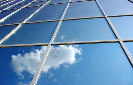 玻璃建筑有天图片