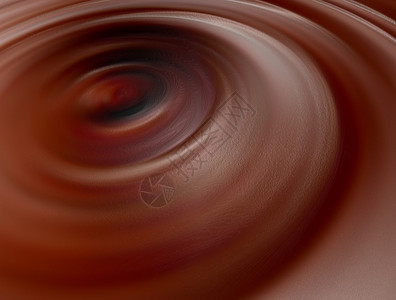 圆形上的巧克力食图片