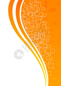 橙色的抽象技术背景图片