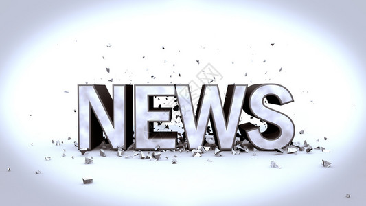 背景  |3d文字中news一词的图像照片  |意大利riccionericcione海滨的