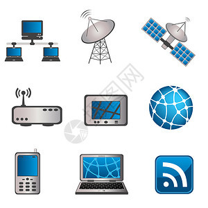 通信技术和计算机图标集图片
