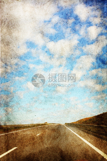 道路grunge论文背景图片