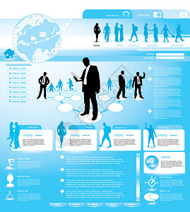 网站页面模板图片