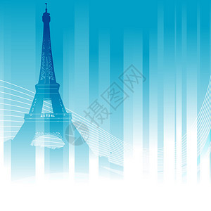 埃菲尔铁塔法国矢量图片
