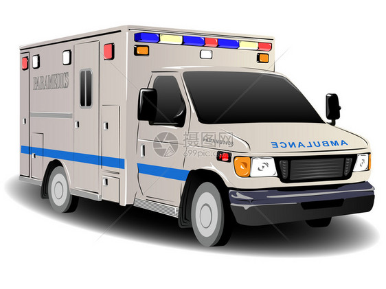 关于白色的现代紧急服务救急图片
