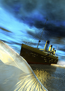 RMS泰坦尼克号船的A3d变形图片
