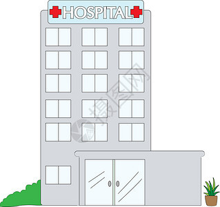 孤立医院的插图图片