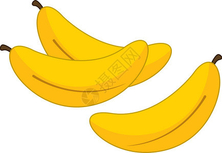 香蕉的卡通插图图片