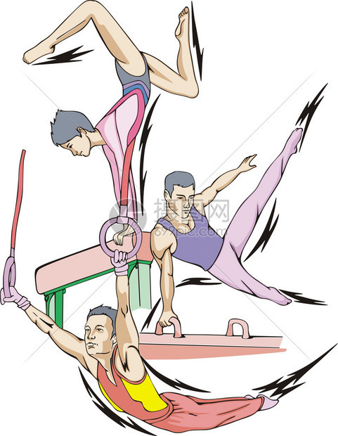 艺术体操平衡光束波梅尔马环一组图片