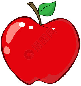 红苹果卡通人物图片