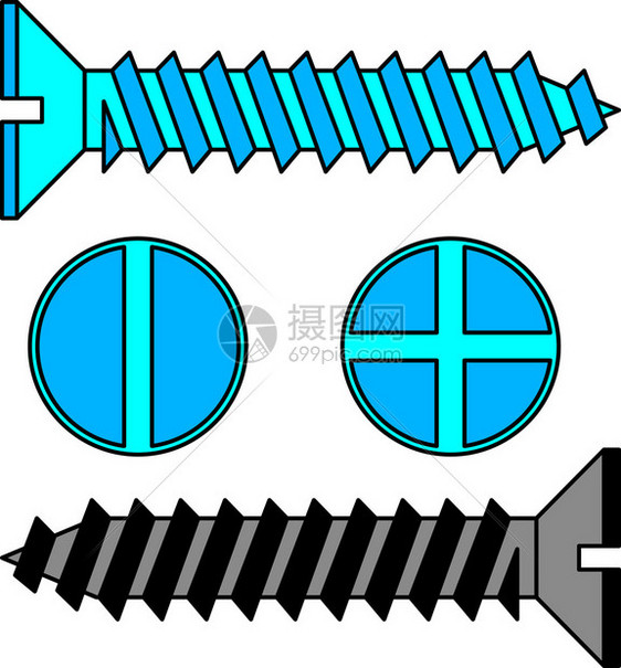 不锈钢螺丝插图图片