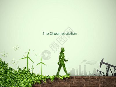 清洁绿色能源的概念图片