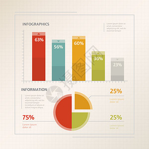 详细信息图表矢量图图片