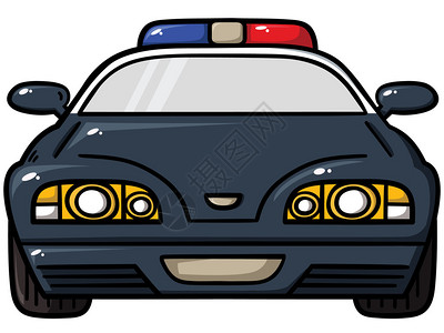 交通工具警车图片