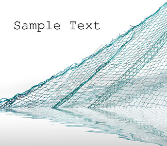 渔网和易于移除的文字图片