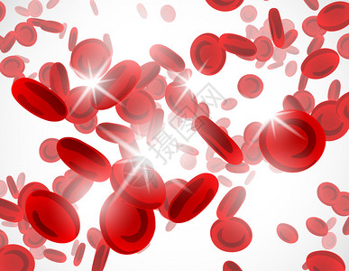 与红血细胞的背景图片