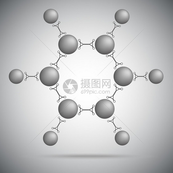 12个空域的通信灰色颜链图片