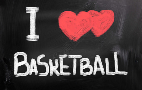我爱篮球概念图片