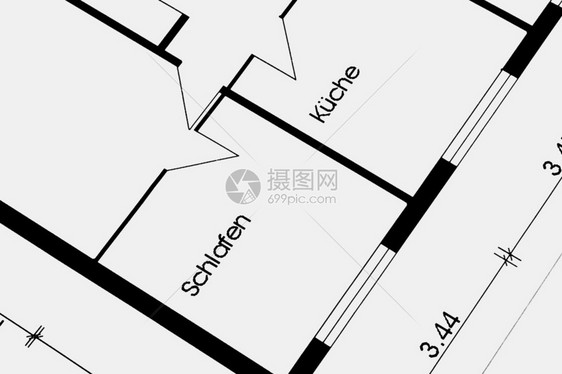 公寓平面图图片