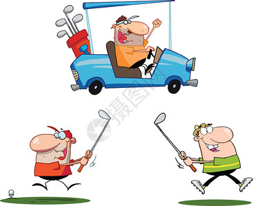 Golfers快乐高尔弗牌卡图片