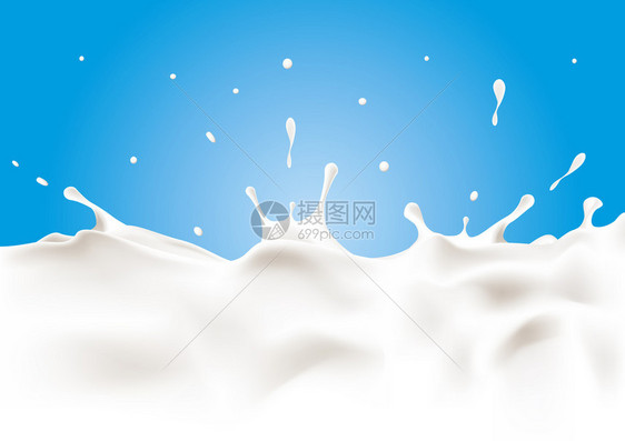 一滴牛奶图片