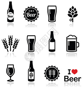 喝啤酒吧图标图片