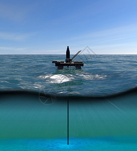 海石油钻井平台图图片