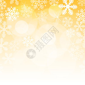 黄色圣诞节背景图片