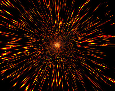 烟花.抽象背景金光背景的爆炸info插画