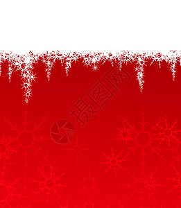 圣诞背景与飘落的雪花矢量图背景图片