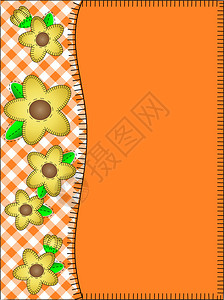 矢量橙色复制空间图片