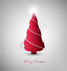 灰色背景上的圣诞设计树图片