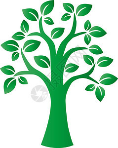 绿树环境生态标识图标图片