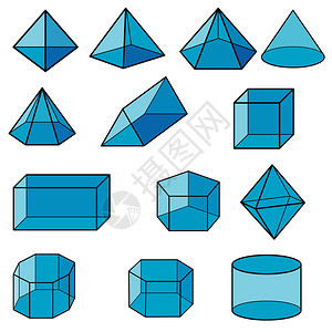 儿童矢量的3d几何图像图片