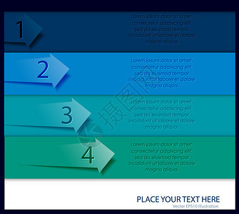 图表箭头设计模板矢量图片
