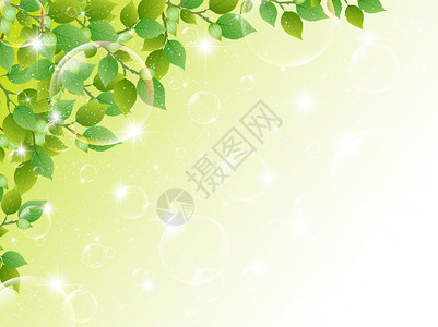 叶鲜绿背景背景图片