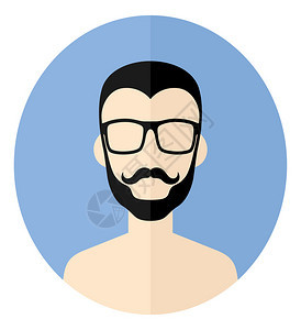 Hipstermanavavatar用户图标片图片