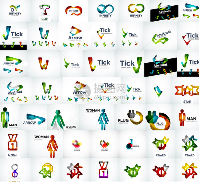 矢量通用超大型公司标志无限字母插画图片下载-正版图片402268123-摄图网