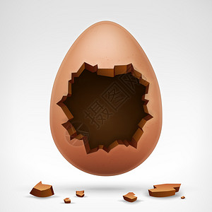 蛋壳碎裂图片