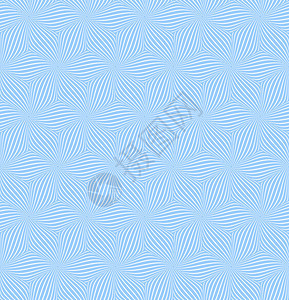 无缝蓝花纹质六边形和钻石几何形背景图片