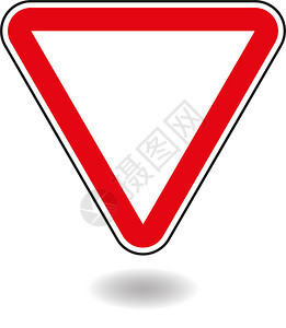 红色三角形中的符号感光标插画图片下载-正版图片402269751-摄图网